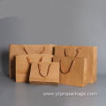 Handles Brown Kraft Paper Bag with Printed Logo